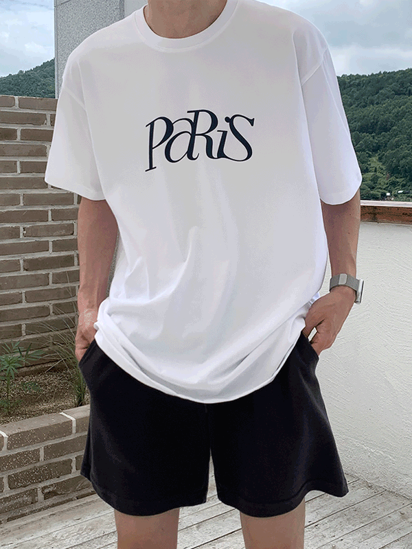 파리스 실켓 반팔 티셔츠 (3color)
