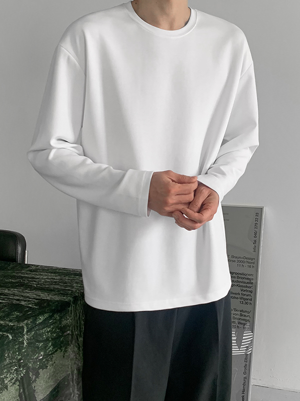 포시즌 실켓 긴팔 티셔츠 (7color)